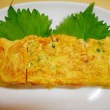 カニカマ・チーズ・カイワレの卵焼き